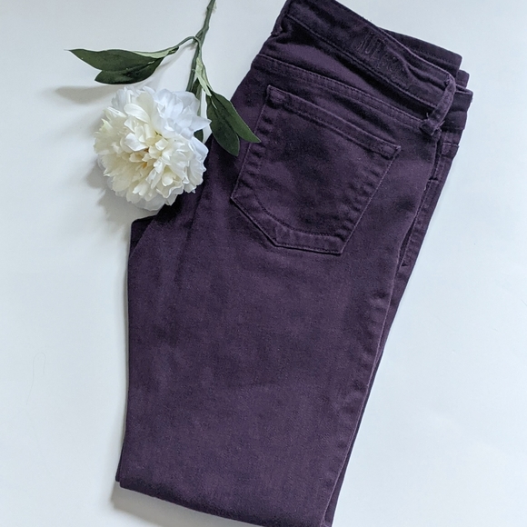 Kut from the Kloth Denim - (KUT from the Kloth) Eggplant Purple Diana Skinny